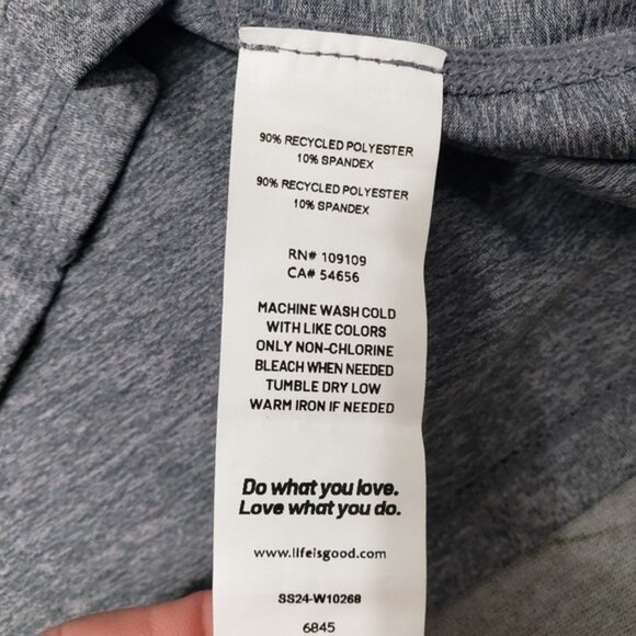 Life Is Good Top Womens Small Gray Pullover Long Sleeve - Picture 4 of 6